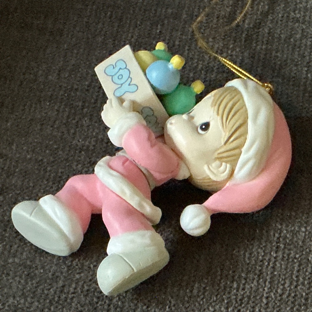 Hallmark Marty Links Lollipops Merry Christmas 1975 Ornament & Precious Moments - Picture 10 of 11